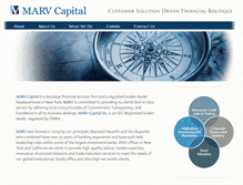 Tablet Screenshot of marvcapital.com